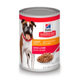 Hill’s lata perro Adulto Light with Liver 370g