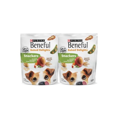 Combo 2pz Beneful Baked delights Snakers 269g c/u