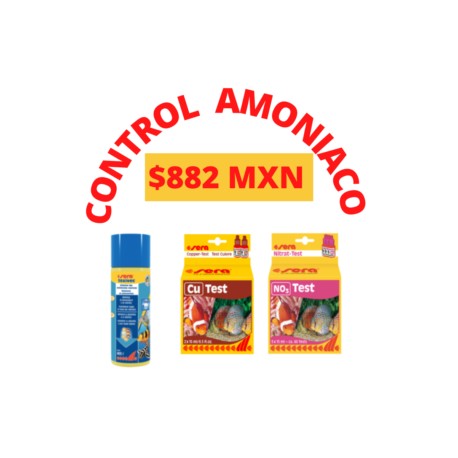 Kit control de amoniaco para acuarios