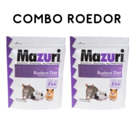 Combo Mazuri Alimento Para Roedores Y Hámsters 650g