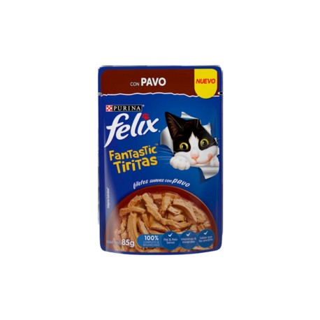 Felix Fantastic tiritas de pavo 85g