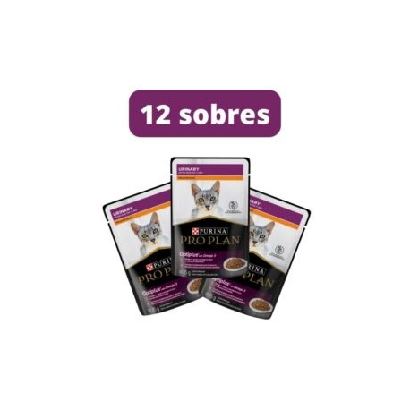 Combo 12 sobres Pro Plan gato adulto Urinary