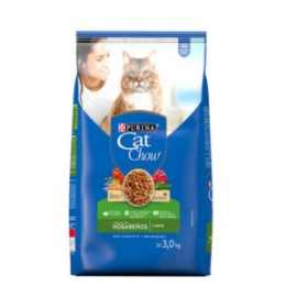 Cat Chow gato adulto Hogareños carne 3kg
