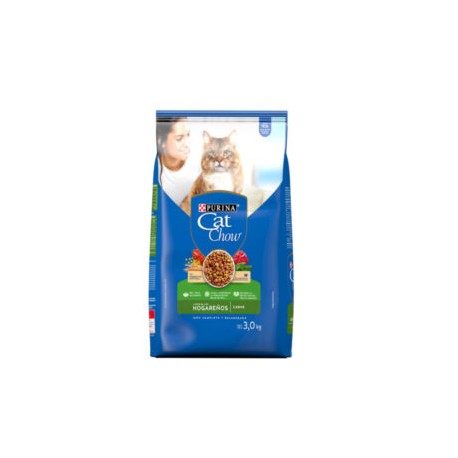 Cat Chow gato adulto Hogareños carne 3kg