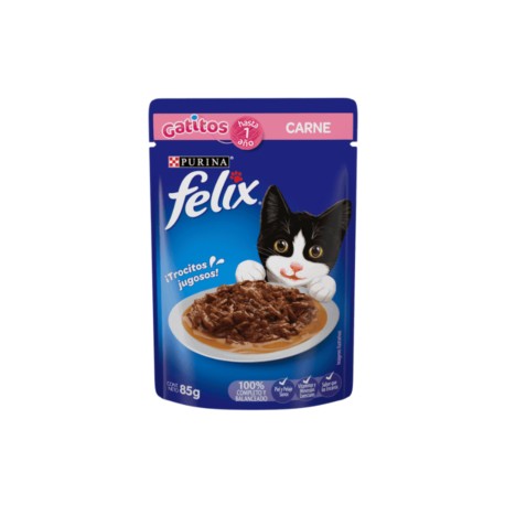 Felix gatito carne sobre 85g