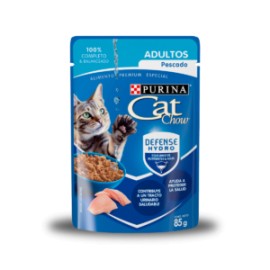 Cat Chow adulto Pescado sobre 85g