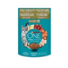 One gatitos/adultos Multi Proteínas 85g