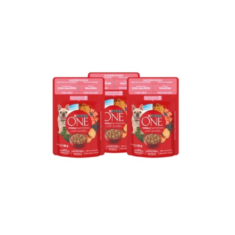 Combo 5 sobres One perro todas las edades Súper Alimento sobre (85 g)