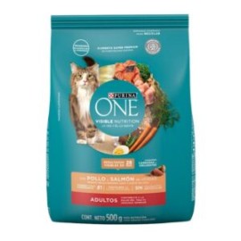 One gato adulto Pollo y Salmón 2kg