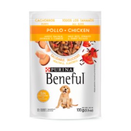 – Beneful perro cachorro todas las razas pollo sobre (100 g)