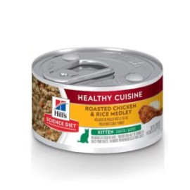 Hill’s lata gatito pollo asado y arroz 79.37g