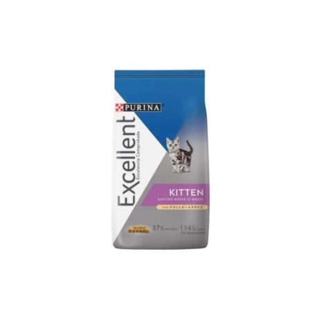 Excellent gatitos pollo y arroz 1.5kg