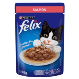 Felix gato adulto Salmón sobre 85g