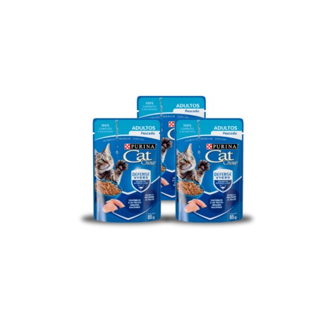 Combo 24 sobres Cat Chow adulto Pescado