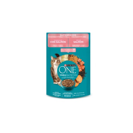 One gatos adultos/esterilizados Súper Alimento 85g