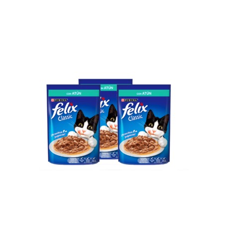 Combo 12 sobres Felix gato adulto atún