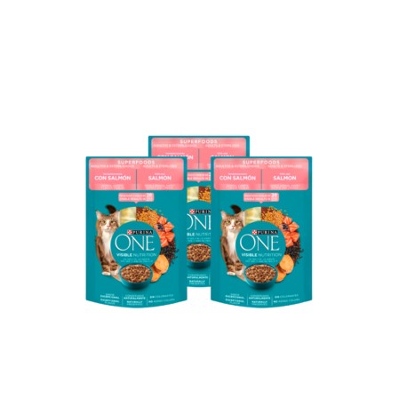 Combo 5 sobres One gatos adultos/esterilizados Súper Alimento