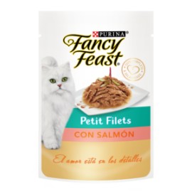 Fancy Feast gato adulto Mini Filetes Salmón sobre 85g