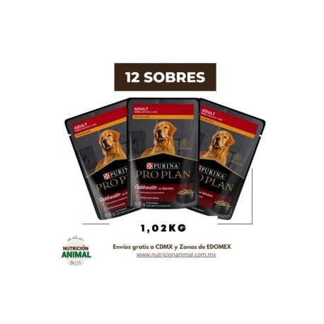 Combo 12 sobres Pro Plan perro adulto todas las razas Pollo