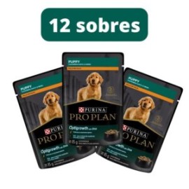 Combo 12 sobres Pro Plan perro cachorro/puppy Pollo