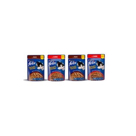 Combo 12 sobres Mix Felix fantastic tiritas 85gr c/u